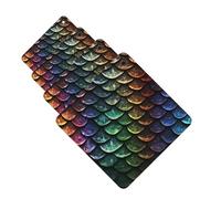 Dragon Scale Car Air Fresheners Cards Set of 4 Pieces Personalized Car Fresheners Gifts for Men Women Auto Aromatherapy Tablets Hanging Scented Cards for Wardrobe Bathroom