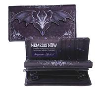 Dragon Scale Embossed Coin Purse, Leather-Look, Decorative Scale Pattern, 10 x 3 x 19 cm