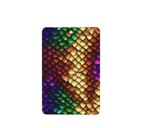 Dragon Scale Pattern In Rainbow Colours Car Air Freshener | 4 Pcs Hanging Scented Cards Fragrance Scented Cards For Car