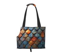 Dragon scale print Puppy Carrier Walking Dog Bags Pets Dogs Carrier Bags for small Dogs and Cat and Rabbit