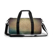Dragon Scale Sport Duffel Bag Gym Bag Weekend Overnight Bag for Travel Camping Hiking Beach 45x23x23cm