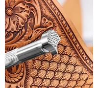 Dragon Scale Stamp Leather Stamps Tool Stamping Tool 304 Stainless Steel Professional Carving Tools for DIY LeatherCrafts