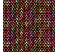 Dragon Scales Fantasy 100% Cotton 140cm Wide Printed Digital Fabric for Quilting, Sewing, Crafts, Dressmaking