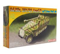Dragon Sd.Kfz.251/22 Ausf.D Half Track 7.5cm PaK 40 Anti Tank Gun Model Kit 1/72