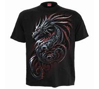 DRAGON SHARDS - Front Print T-Shirt Black
