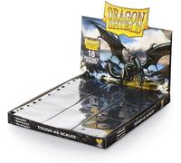 Dragon Shield 50Ct Box 18-Pocket Black Sideloading Pages (11-Holes)