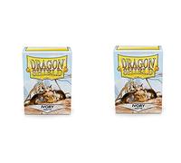 Dragon Shield 2 Packs Matte Ivory Standard Size 100 ct Card Sleeves Value Bundle!
