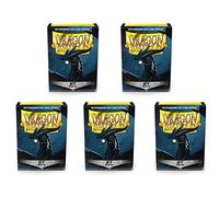 Dragon Shield 5 Packs Matte Jet Standard Size 100 ct Card Sleeves Value Bundle!
