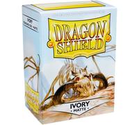 Dragon Shield ART11017 Standard Size Sleeves 100pk-Ivory, Matte Ivory