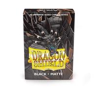Dragon Shield AT-11102 Japanese Size Matte Black (60 Sleeves)