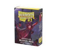 Dragon Shield Matte Sleeves Japanese Size- Blood Red (60)