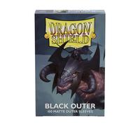 Dragon Shield Black Outer Sleeves 100 Protector Packs Standard Cards Pokemon