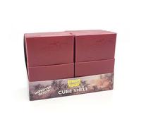 Dragon Shield Blood Red Cube Shells (8) - Brand New & Sealed