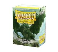 Dragon Shield - Box of 100 Highest Quality Trading Card Sleeves - Green