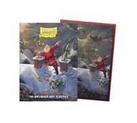 Dragon Shield Brushed 100 Art Sleeves - Protective Sleeves CHRISTMAS 2023 MTG
