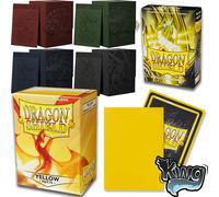 Dragon Shield | Standard Size Card Matte Sleeves | 100 CT - Smooth & Tough Premium TCG Sleeves | Compatible with Pokemon, Flesh & Blood, One Piece & Magic the Gathering | Yellow
