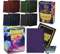 Dragon Shield Matte Jet (100) Shield Sleeves