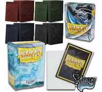 Dragon Shield 11001 Matte Standard Size Sleeves 100pk-Clear