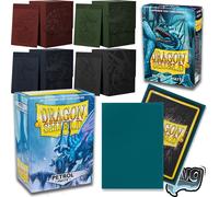 Dragon Shield | Japanese Size Card Matte Sleeves | 60 CT - Smooth & Tough Premium TCG Sleeves - Compatible with Yu-Gi-Oh, Naruto, Cardfight & Vanguard | Petrol