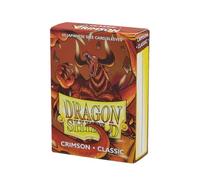 Dragon Shield - Classic Sleeves - Japanese Size | 60 CT - Smooth & Tough Premium TCG Sleeves - Compatible with Yu-Gi-Oh, Naruto, Cardfight & Vanguard | Crimson