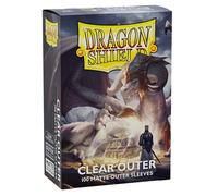 Dragon Shield Standard Outer Sleeves - Matte Clear (100 Sleeves)