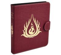 Arcane Tinmen Dragon Shield - Roleplay Spell Codex - Blood Red