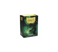 Dragon Shield - Dual Matte Art Standard Size Sleeves 100pk - Limited Edition Metallic Power Green.