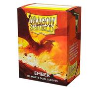 Dragon Shield Dual Matte Ember Alaric Revolution Kindler Card Sleeves 100 Packs