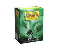 Dragon Shield Sleeves - Dragon Shield Matte Dual Might (Green) 100 C (US IMPORT)