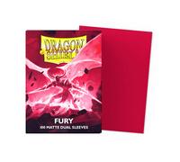 Dragon Shield Dual Matte Sleeves - Fury 'Alaric, Crimson King' (100)
