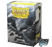 Dragon Shield Dual Matte Sleeves - Snow 'Nirin' (100)