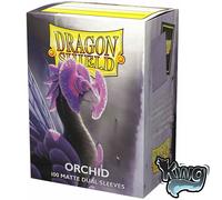 Dragon Shield AT-15041 Standard Size Dual Matte Orchid (100 Sleeves)