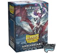 Arcane Tinmen ApS ART15064 Dragon Shield: Matte - Blue/Silver Special Edition
