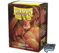 Dragon Shield Dual Matte Sleeves - Peach Piip (100)