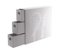 Dragon Shield Fortress Card Drawers Vertical- 3 XL - White