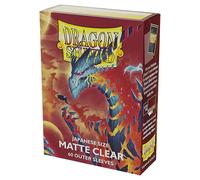 Dragon Shield Japanese Matte Clear Card Sleeves 60ct TCG