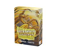 Dragon Shield | Japanese Size Card Matte Sleeves | 60 CT - Smooth & Tough Premium TCG Sleeves - Compatible with Yu-Gi-Oh, Naruto, Cardfight & Vanguard | Orange