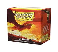 Arcane Tinmen Dragon Shield Dual Matte Standard Sleeves - Ember '
