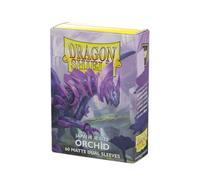 Dragon Shield - Matte Dual - Japanese Size Card Sleeves | 60 CT - Smooth & Tough Premium TCG Sleeves - Compatible with Yu-Gi-Oh, Naruto, Cardfight & Vanguard | Orchid