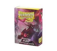 Dragon Shield - Matte Dual - Japanese Size Card Sleeves | 60 CT - Smooth & Tough Premium TCG Sleeves - Compatible with Yu-Gi-Oh, Naruto, Cardfight & Vanguard | Fury