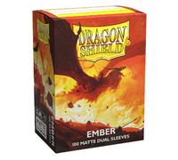Dragon Shield - Matte Dual Standard Size Sleeves 100pk - Ember