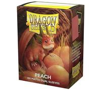 Dragon Shield - Matte Dual Standard Size Sleeves 100pk - Peach