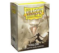 Dragon Shield - Matte Dual Standard Size Sleeves 100pk - Valor Cream
