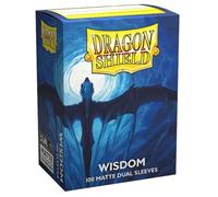 Dragon Shield - Matte Dual Standard Size Sleeves 100pk - Wisdom Blue