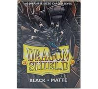 Dragon Shield Small Sleeves - Matte Black (60)