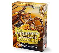 Dragon Shield | Japanese Size Card Matte Sleeves | 60 CT - Smooth & Tough Premium TCG Sleeves - Compatible with Yu-Gi-Oh, Naruto, Cardfight & Vanguard | Orange