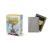 Dragon Shield Matte Silver Standard Size 100 ct Card Sleeves Individual Pack