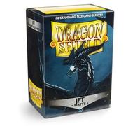 Dragon Shield - Matte Sleeves (100) - Jet Miniatures - Brand New Sealed