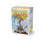 Dragon Shield - Matte Sleeves (100) - Silver Board Game - Brand New Sealed