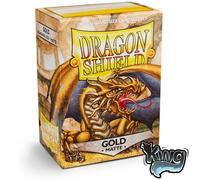 Dragon Shield Sleeves Matte Gold (100)